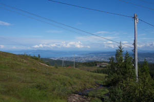 The view from Gråkallen